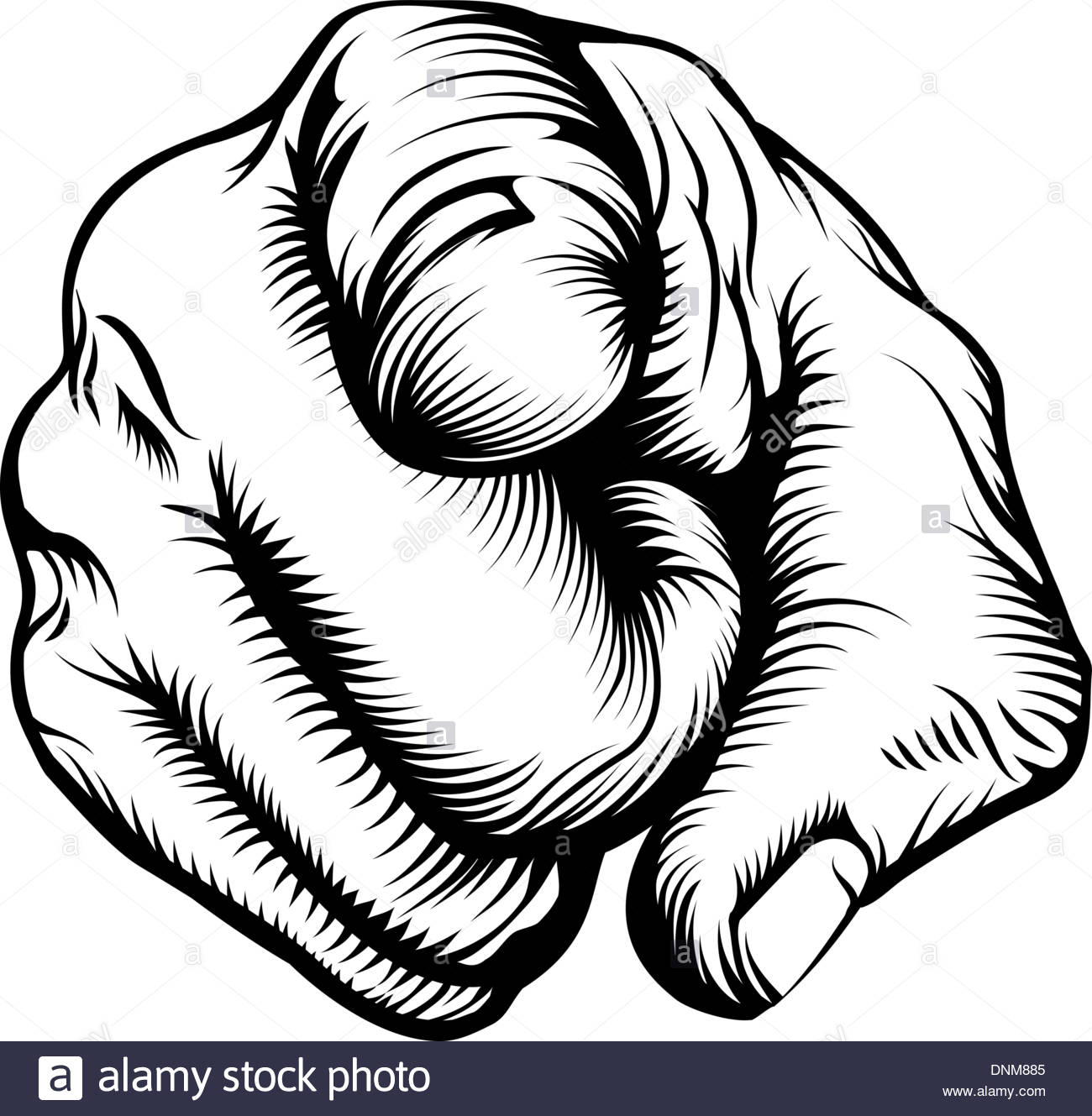 1300x1329 Retro Black Woodcut Print Style Hand Pointing Finger