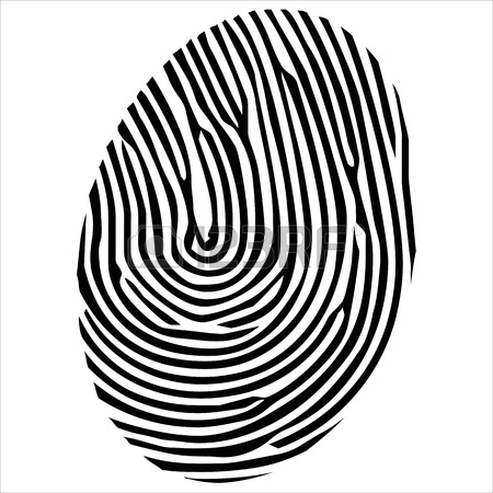 450x450 Finger Print Isolated On The White Background Royalty Free