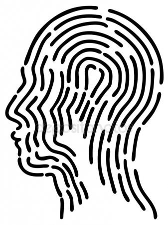 337x450 Fingerprint Pattern Icon Stock Vector Sonulkaster