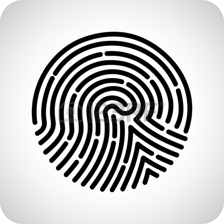 450x450 Vector Illustration Of Fingerprint Isolated On Transparent