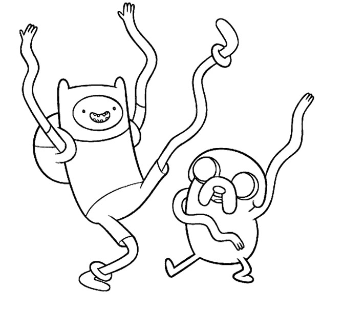 Finn And Jake Drawing at GetDrawings | Free download