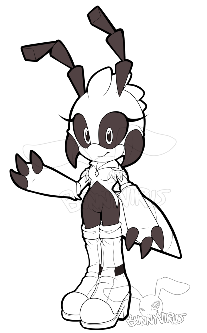 706x1132 Mia The Fire Ant. Com By Bunnyvirus