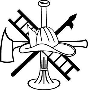 292x300 Fire Department Colage' Vinyl Decal Car Truck Window Walls Signs