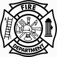 220x220 Fire Department Decal