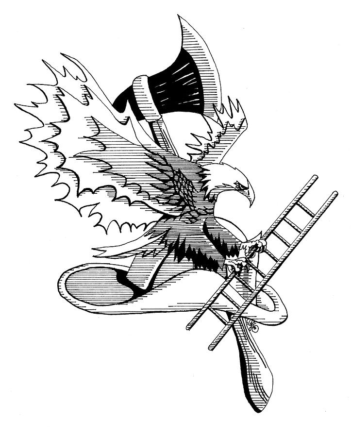 723x900 Fire Department Drawing By Scarlett Royal