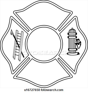 350x370 Free Fire Department Maltese Cross Clipart