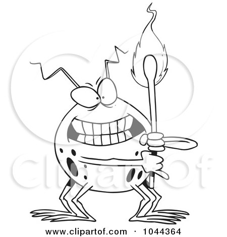 450x470 Royalty Free (Rf) Clip Art Illustration Of A Cartoon Black
