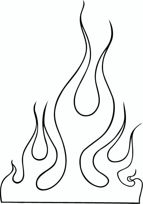 483x686 Fire Drawing Cliparts 209546