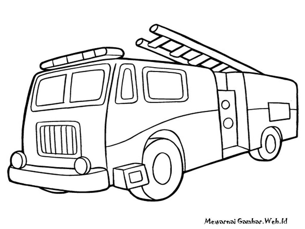 1024x768 Ideal Fire Truck Coloring Pages Picture Unknown Resolutions High