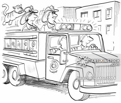 400x341 Fire Engines Cartoons And Comics