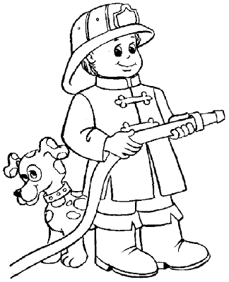324x400 Fireman Fire Fighter Printable Coloring Pages Choosboox