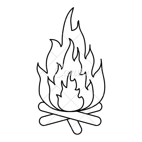 550x550 Hot Fire Flame