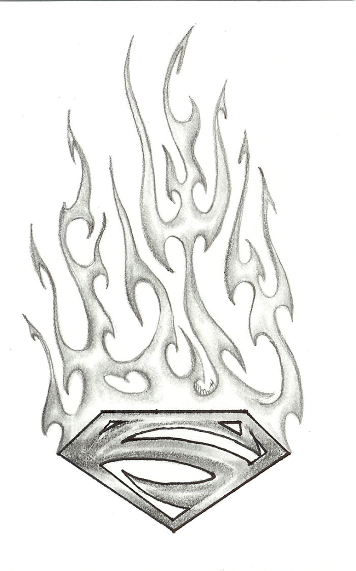 700x1123 Superman Tattoo 1 By Child Of Flame