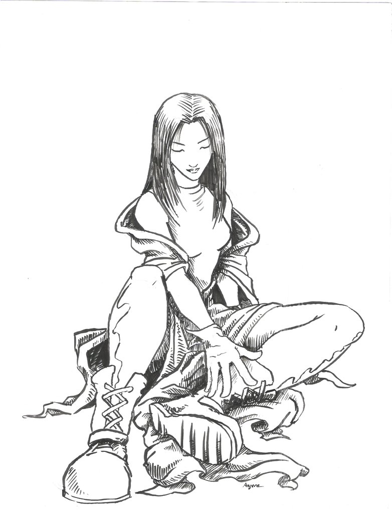 782x1021 Girl Of Fire By Danieldecena