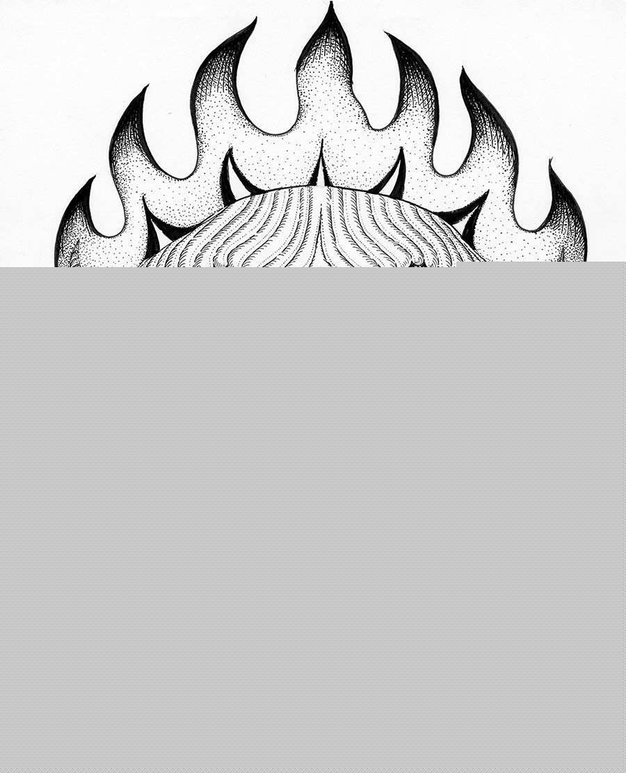 900x1111 Girl On Fire Mask