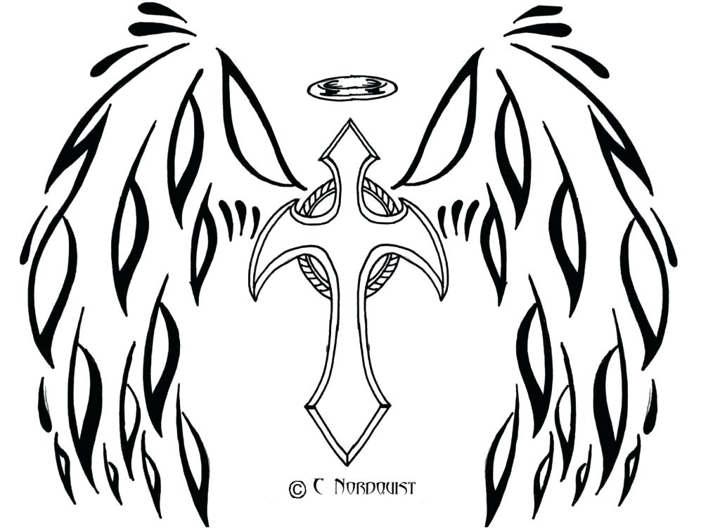 1024x756 Coloring Pages Of Wings Angel Wings Pictures Color Beautiful Angel
