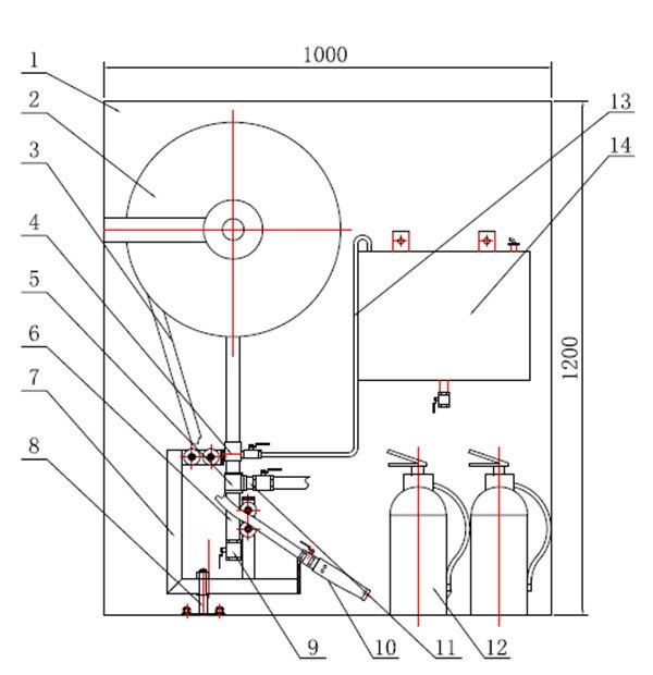 600x620 Fire Cabinet