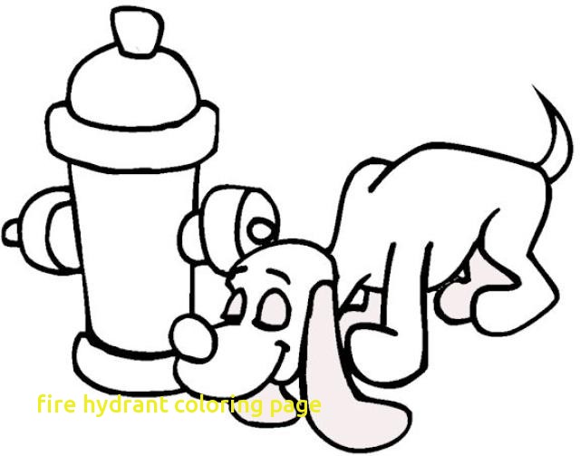 640x503 Fire Hydrant Coloring Page With Fire Line Art