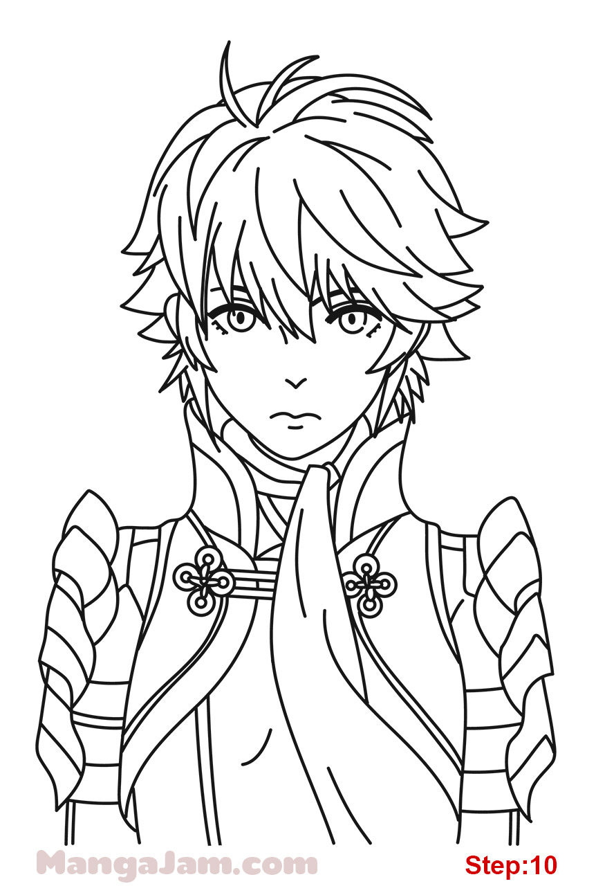 862x1280 How To Draw Hinoka From Fire Emblem