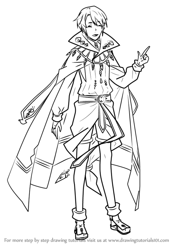 566x800 Learn How To Draw Henry From Fire Emblem (Fire Emblem) Step By