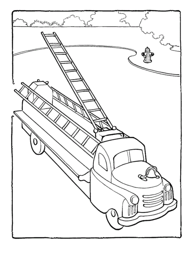 622x820 Free Printable Fire Truck Coloring Pages For Kids
