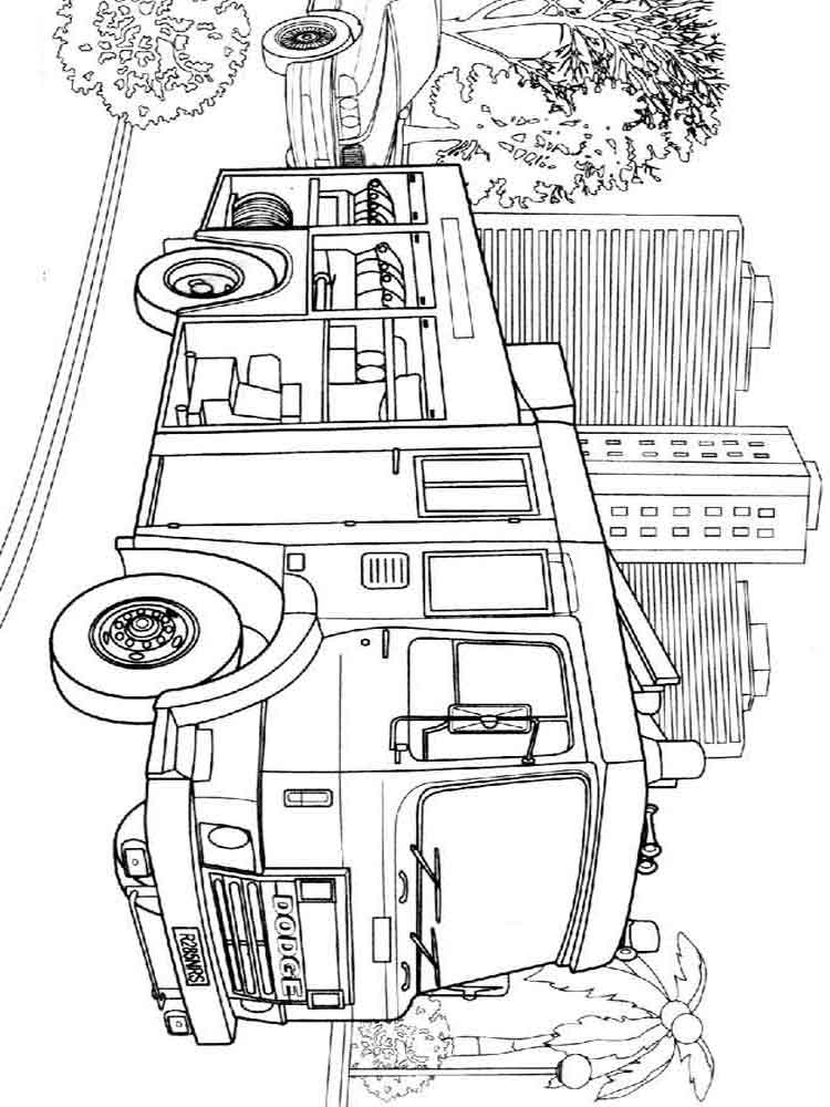 750x1000 Fire Truck Coloring Pages. Download And Print Fire Truck Coloring