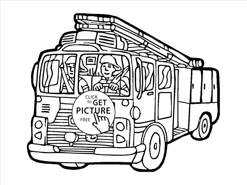 1024x768 Coloring Coloring Pages Of Fire Trucks Ideal Truck Photo