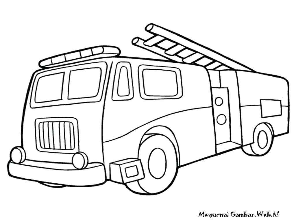 1024x768 Coloring Fire Truck Coloring Page Ideal Pages Picture Printable