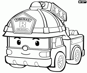 300x250 Coloring Page Fire Truck. Excellent Fireman Sam Checking Fire