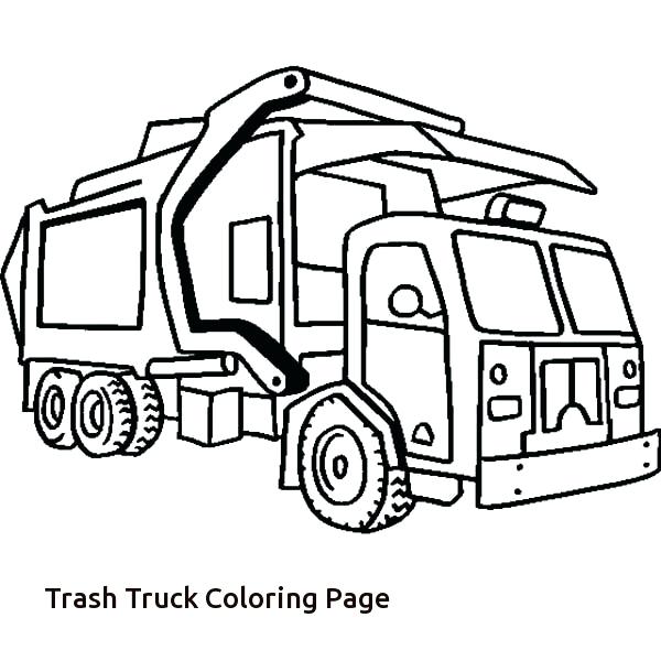600x600 Free Printable Truck Coloring Pages Easy Monster Truck Big