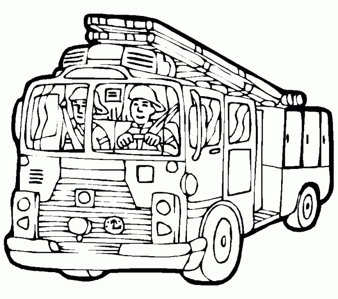 Fire Truck Drawing For Kids at GetDrawings | Free download