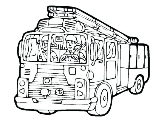 550x412 Free Fire Truck Coloring Pages To Print 19 As Well As Fire Engine