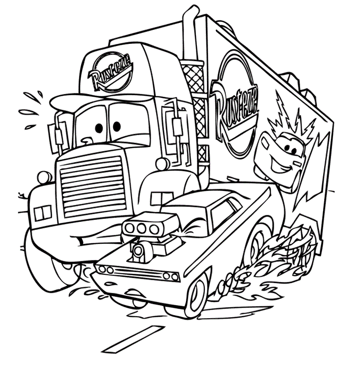 700x732 Truck Coloring Pages To Print