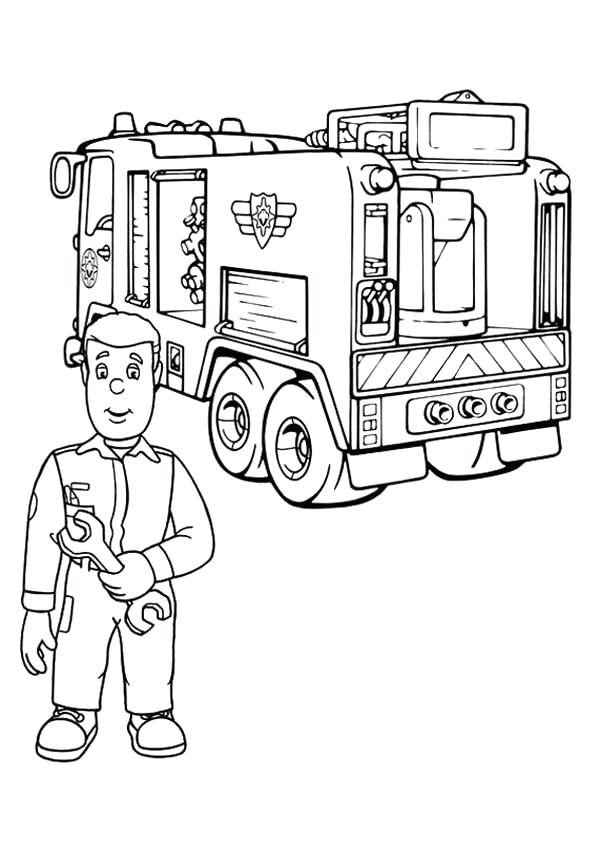 600x841 Coloring Page Fire Truck Truck Truck Coloring Page Coloring Page