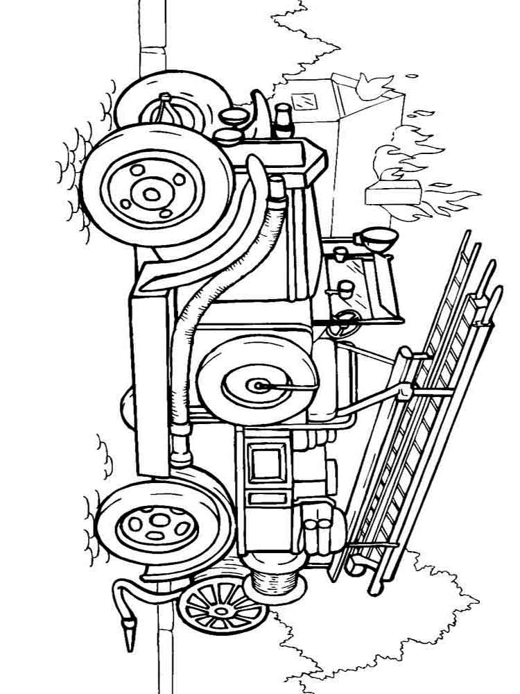 750x1000 Fire Truck Coloring Pages. Download And Print Fire Truck Coloring