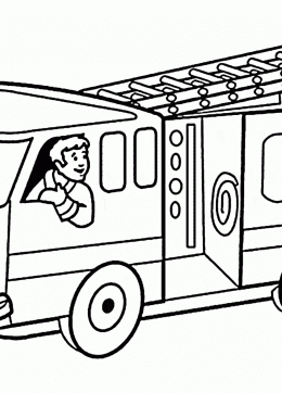 260x362 Fire Truck Coloring Pages For Kids, Big Collection Coloring Pages