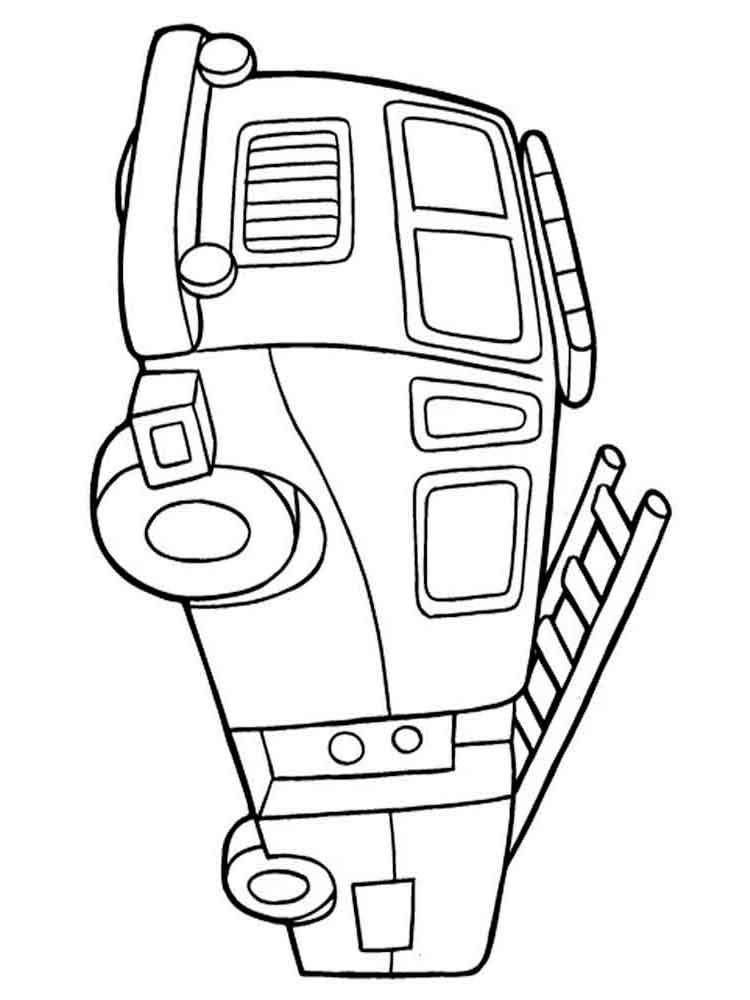 750x1000 Fire Truck Coloring Pages. Download And Print Fire Truck Coloring