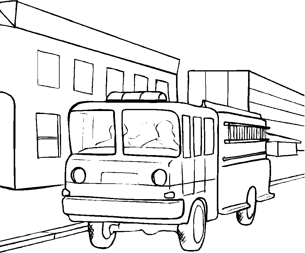 1024x850 Free Coloring Pages Trucks