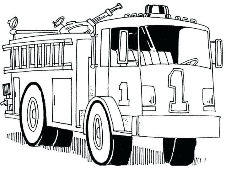 720x590 Free Fire Truck Coloring Pages Printable Free Fire Truck Coloring