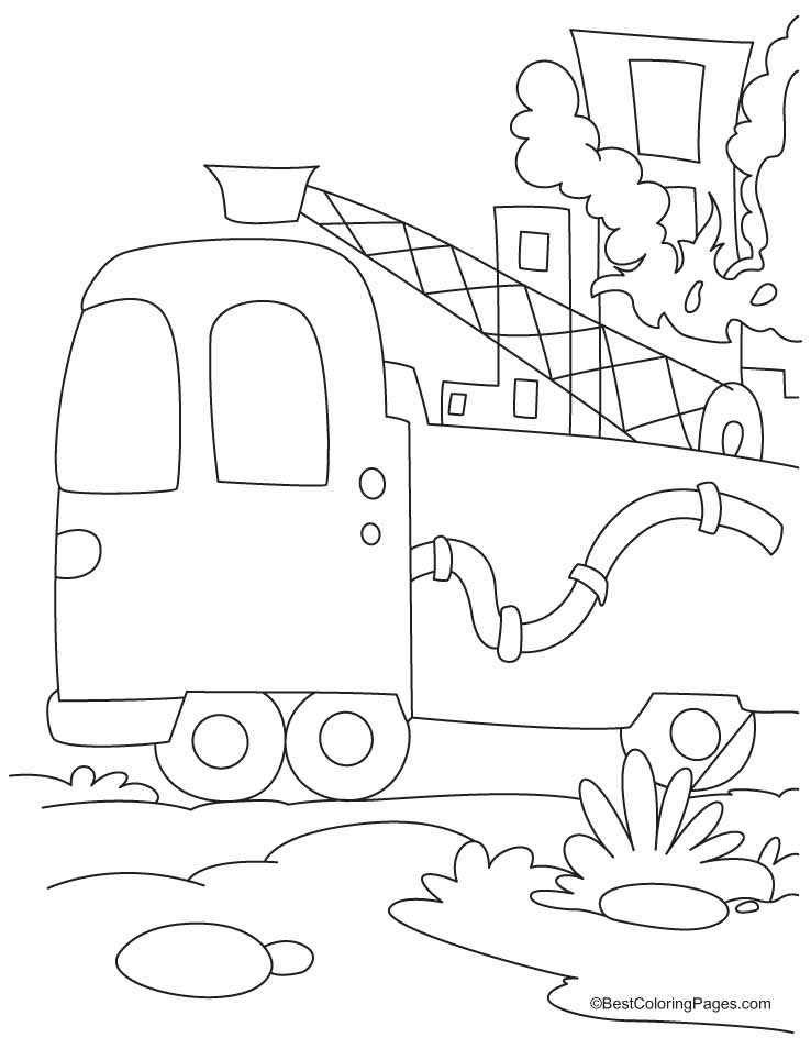 738x954 Pictures Of Fire Trucks To Color 373330