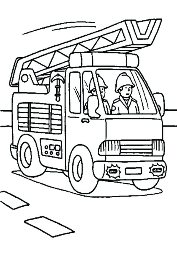 Fire Trucks Drawing at GetDrawings | Free download
