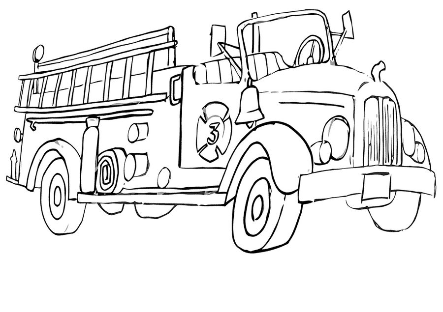 900x635 Coloring Pages Fire Trucks, Printable For Kids Amp Adults, Free
