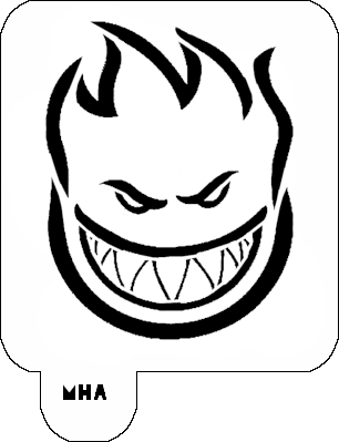 306x399 Hair Art Stencil