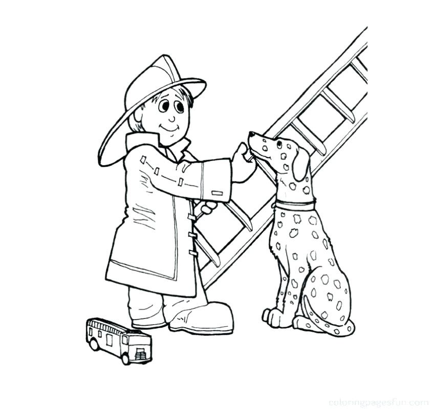 846x800 Firefighter Coloring Pages Printable Fireman Coloring Pages