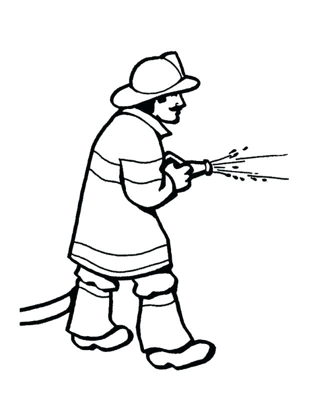 618x824 Fireman Hat Coloring Page Full Size Of A Book Coloring Book