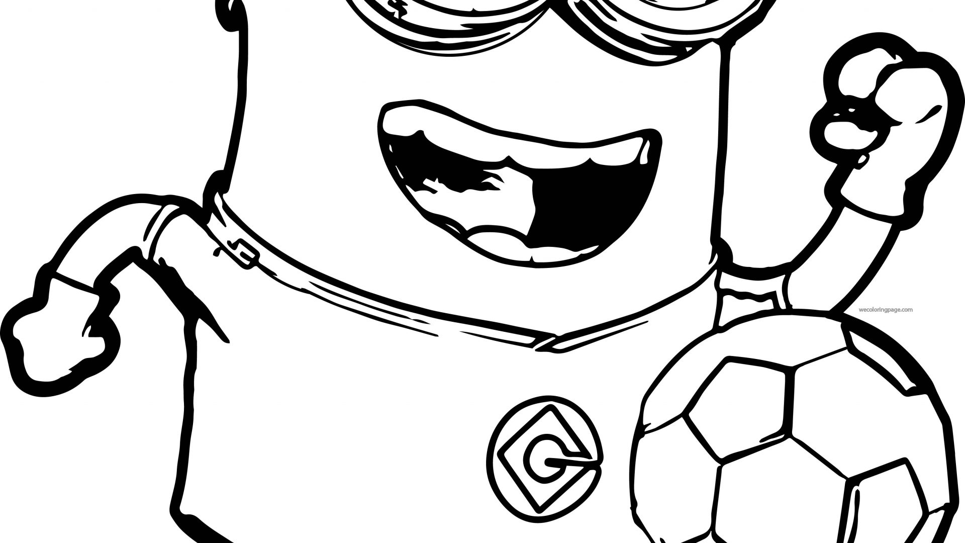 1920x1080 Kevin Bob Despicable Me Minions Coloring Page Cartoon Minion Pages
