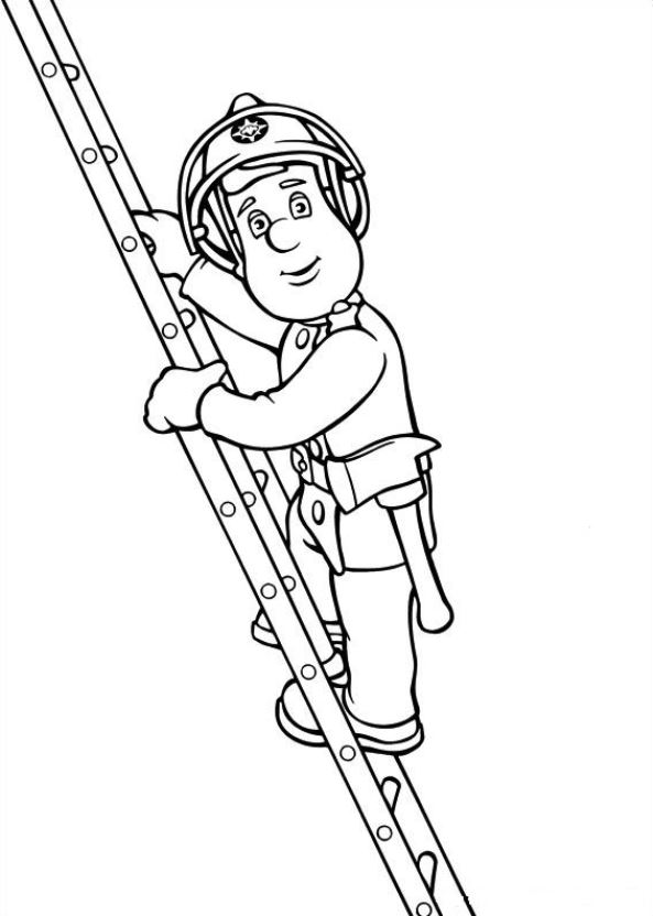 593x832 Kids N 38 Coloring Pages Of Fireman Sam