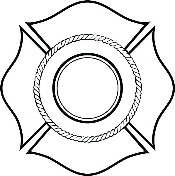 597x600 Fireman Hat Coloring Page Firefighter Hat Coloring Page Fire Hat