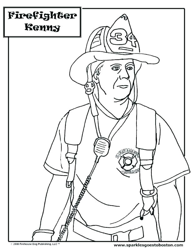 618x799 Fire Fighter Coloring Pages Firefighter Coloring Books