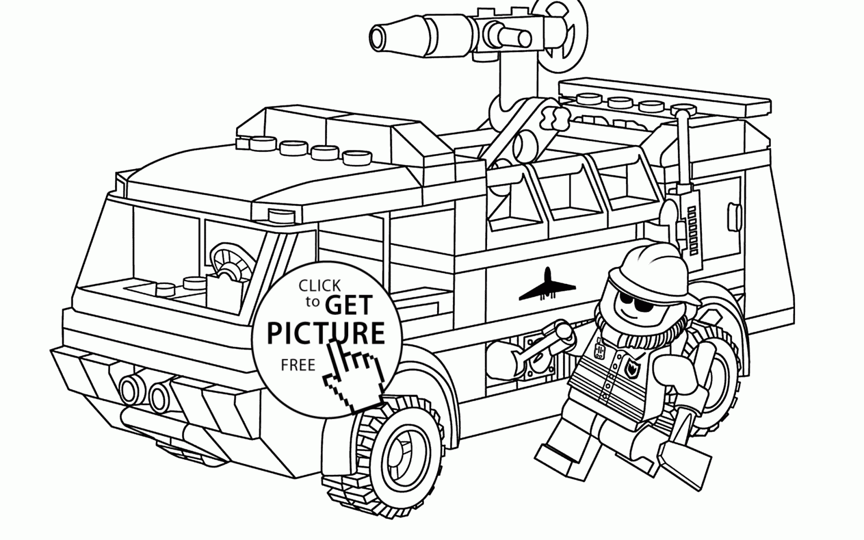1680x1050 Fireman Coloring Pages